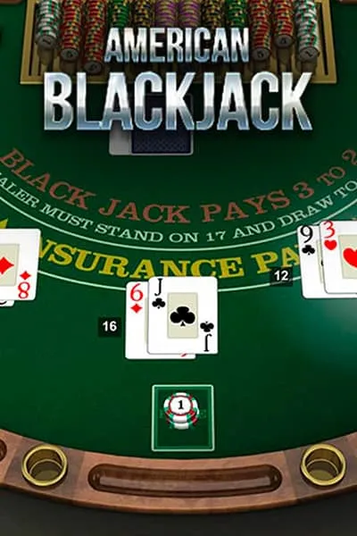 American Blackjack casino game artwork