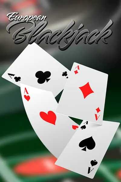 European Blackjack casino game artwork