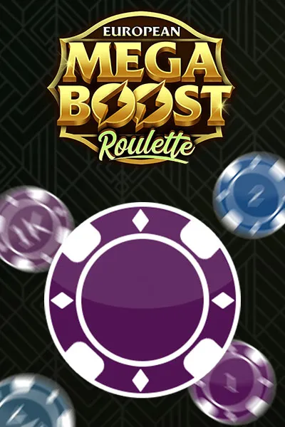 European Mega Boost Roulette casino game artwork