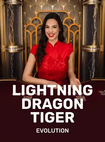 Lightning Dragon Tiger live casino artwork